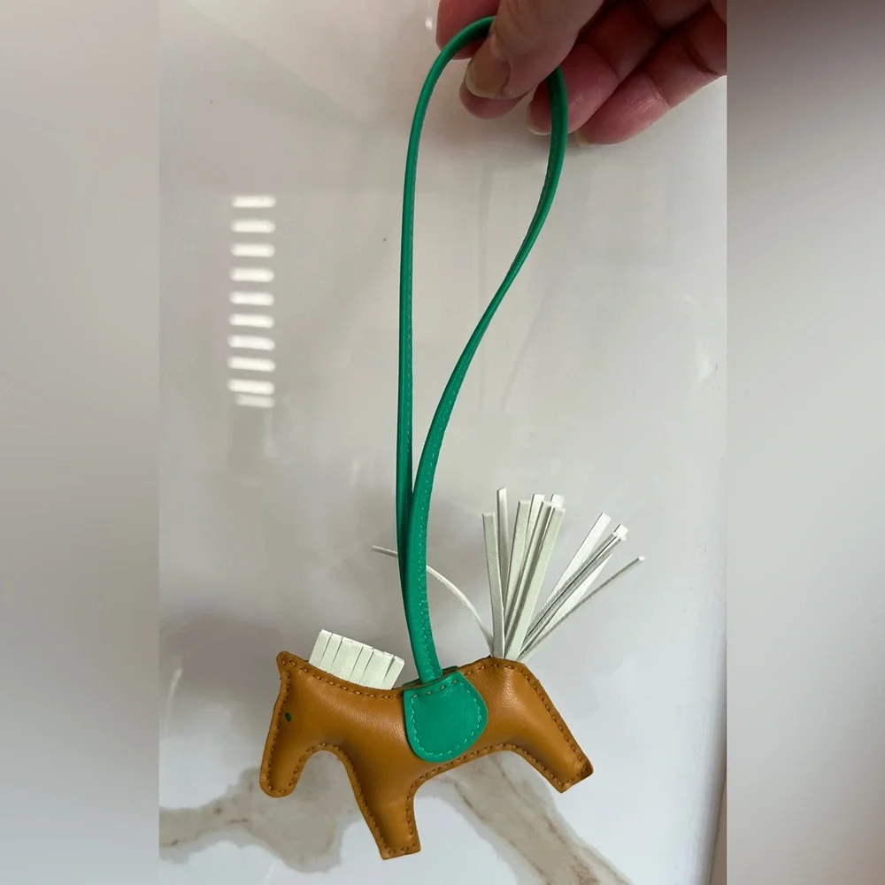 Authentic Hermes Rodeo PM Charm Milo & Sesame Vert Fizz Menthe - Picture 3 of 5